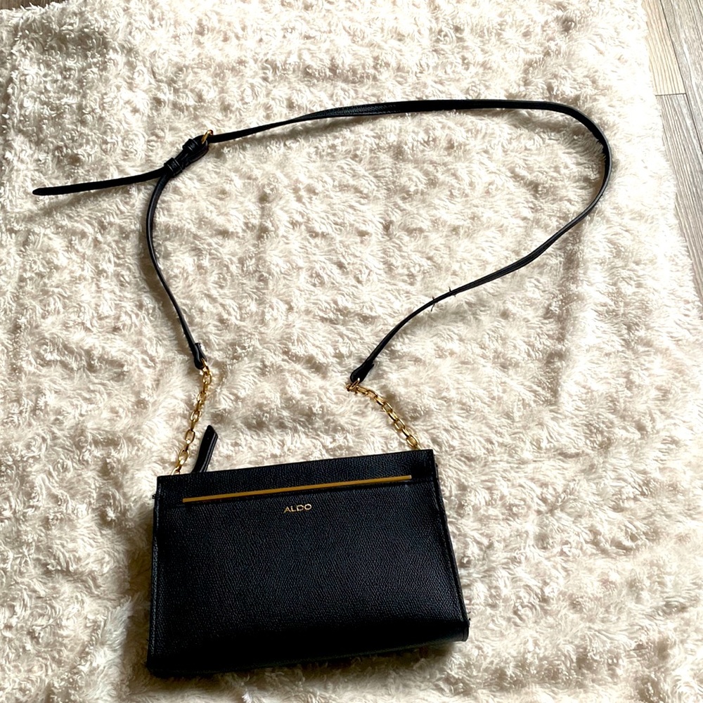 Aldo Black Crossbody Purse